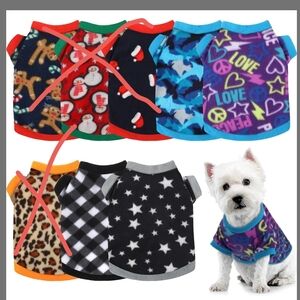 ♥️4 Dog Sweaters for Small Dog Girl Boy Winter Chihuahua Clothes Puppy Sweater